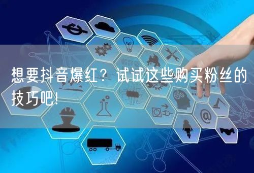 想要抖音爆红？试试这些购买粉丝的技巧吧!