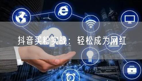 抖音买粉实战：轻松成为网红