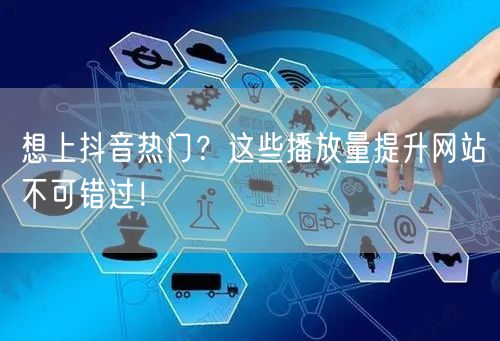 想上抖音热门?这些播放量提升网站不可错过