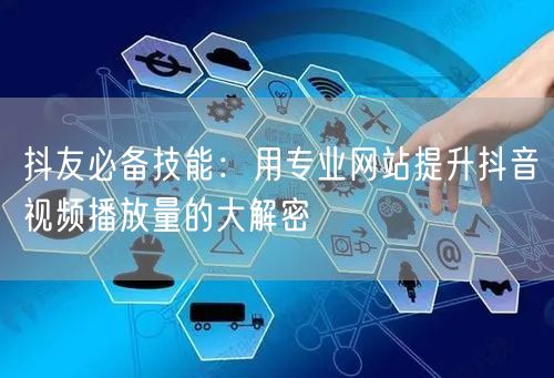 抖友必备技能:用专业网站提升抖音视频播放
