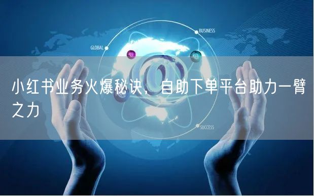 小红书业务火爆秘诀，自助下单平台助力一臂之力