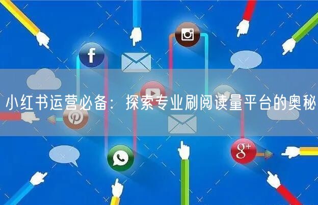 小红书运营必备：探索专业刷阅读量平台的奥秘