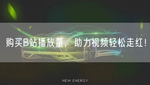 购买B站播放量，助力视频轻松走红！