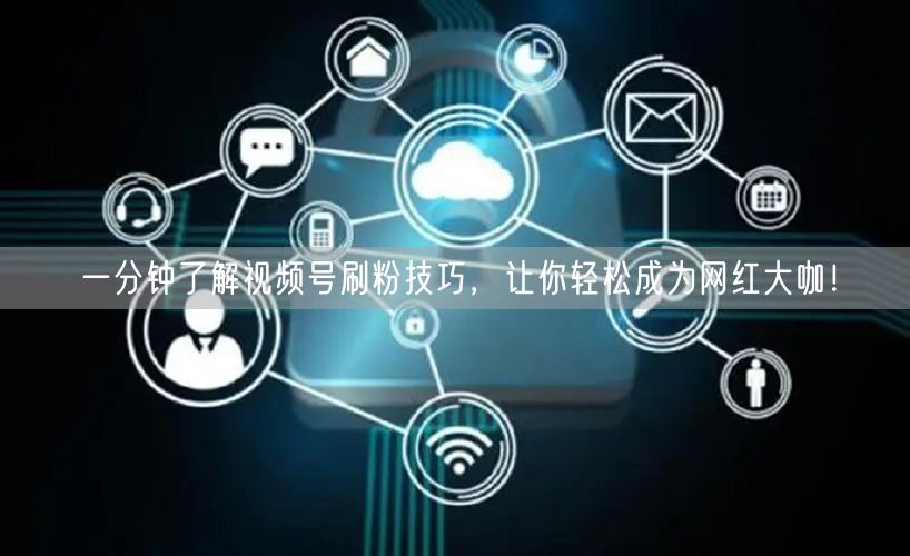 一分钟了解视频号刷粉技巧，让你轻松成为网红大咖！