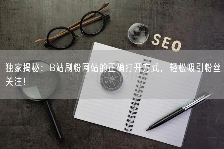 独家揭秘：B站刷粉网站的正确打开方式，轻
